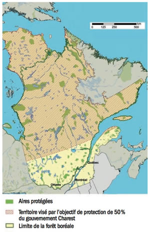 Aires protégées Québec